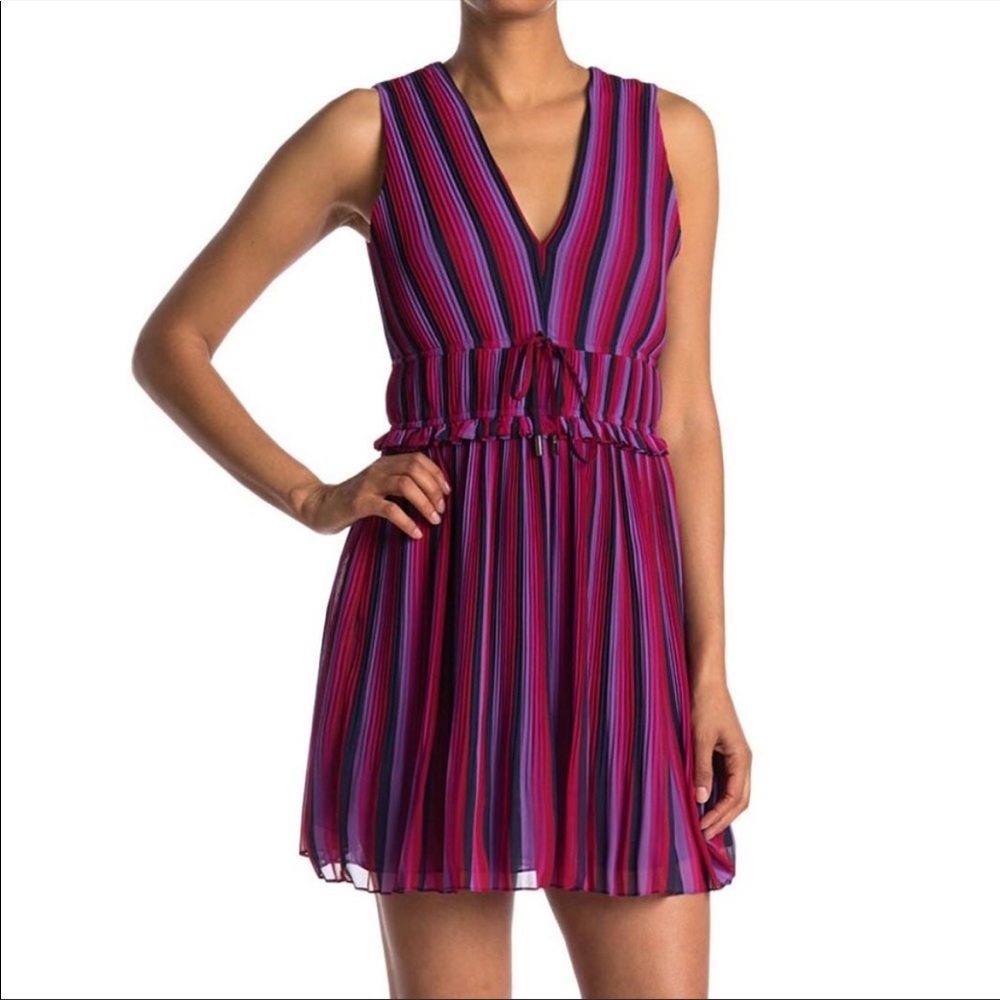 NWT RAMY BROOK MCKENZIE PLEATED/RUFFLED DRESS SIZE 2